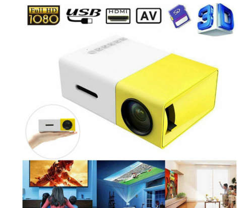 Mini LED HD Projector Support Portable Office Home Cinema