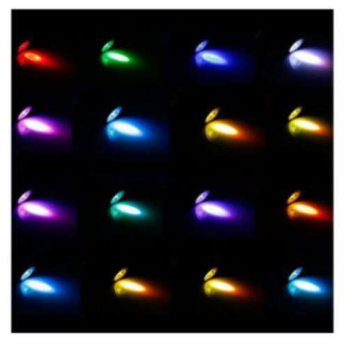 RGB Colour Change LED Light Bulb and Remote Control - SET OF 2