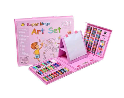 Mega 208 Piece Art Set - Pink