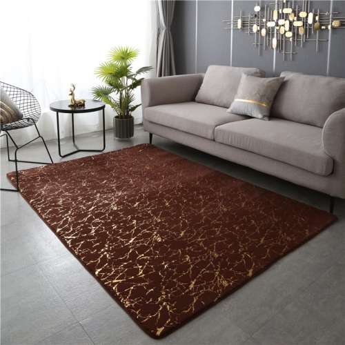 Marble Design Rug 200CM X 150CM - BROWN