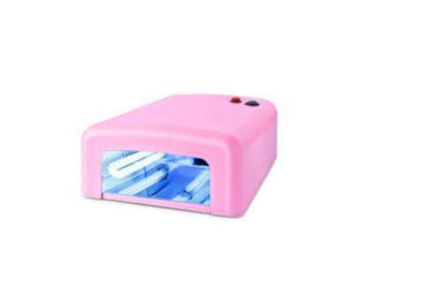 36w Gel Curing UV Nail Lamp (Nail Polish Dryer) Pink/WHITE
