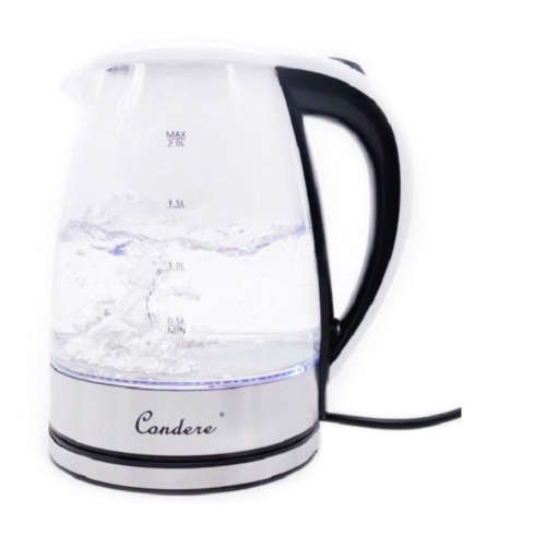 Condere - 2.0L Electric Glass Kettle - USED