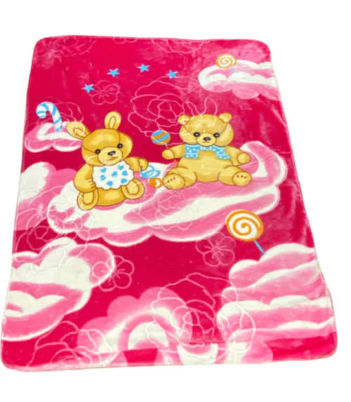 Baby Large Mink Blanket - Pink