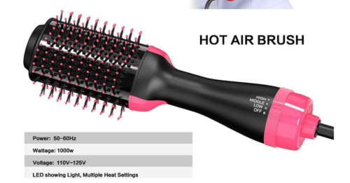 3 in 1 Hot Airbrush OneStep Hair Dryer Styler