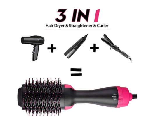 3 in 1 Hot Airbrush OneStep Hair Dryer Styler