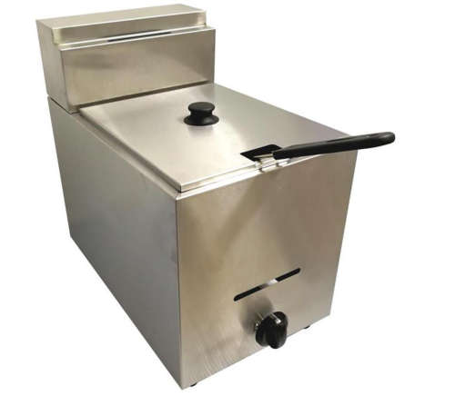 Single Gas Fryer - Stainless Steel USED