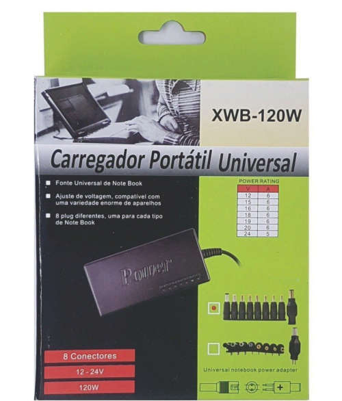 Universal Notebook Portable Charger XWB-120W
