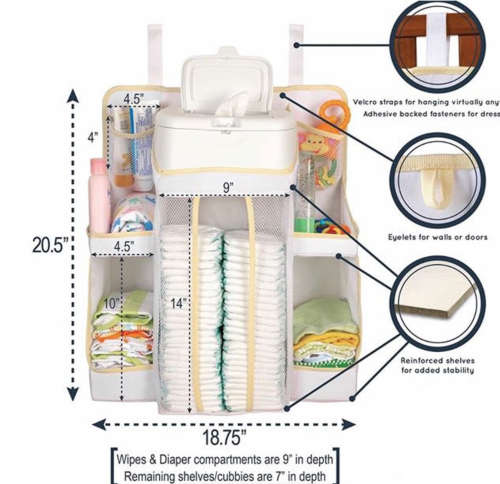 Nursery Organizer And Diaper Caddy
