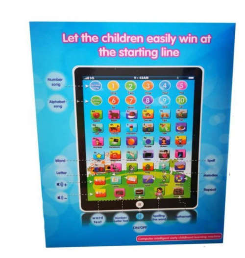 Educational Interactive Learning Pad - Pink