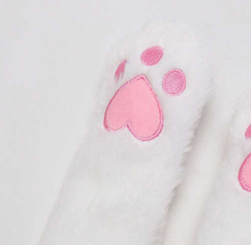 Cute Plush Animal Women and Baby Hat With Moving Ears - Pink