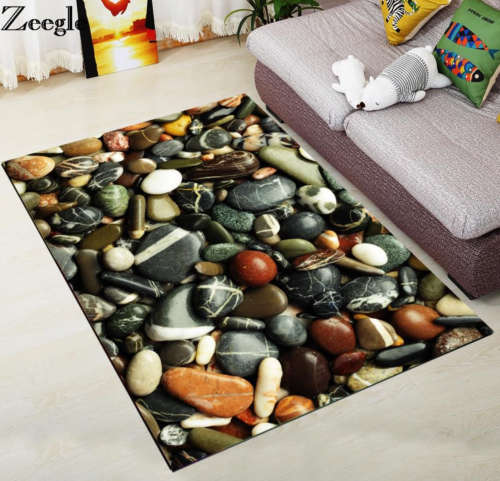 Dream World 200CM X 150CM 3D Design Rug Printed - Rock