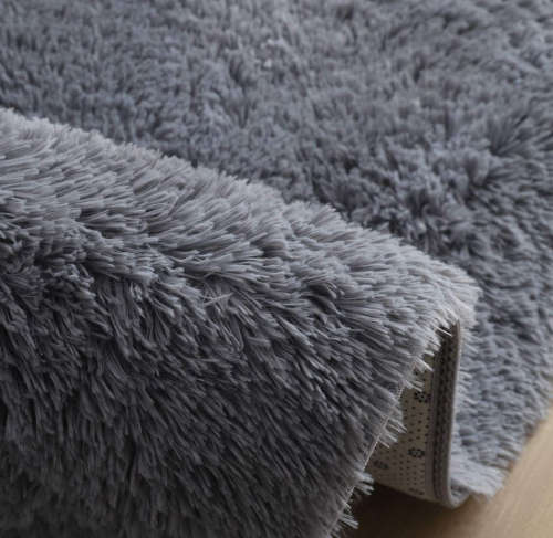 Large Premium Fluffy Carpet/Rug - BLUE-GREY - 200cm x 150cm