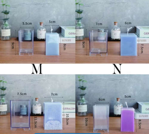 Aroma Home Fragrance Scented Candle Rectangular Shape