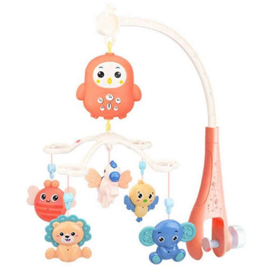 Baby Crib Mobile Rechargeable Remote Control Bed Bell Rattle Toy