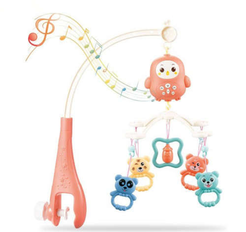 Baby Crib Mobile Rechargeable Remote Control Bed Bell Rattle Toy