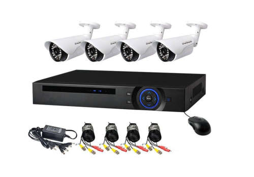 AHD CCTV Direct - 4 Channel cctv camera system - Full Kit Perfect security - DEMO