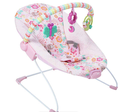 Baby Soothing Vibration Bouncer - Pink