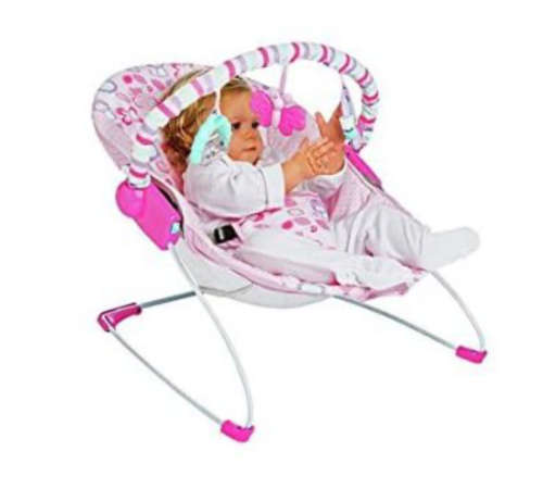 Baby Soothing Vibration Bouncer - Pink