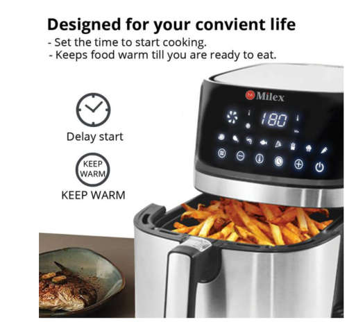 Milex 5.6L Premium Airfryer - DEMO NEVER USED HIGH QUALITY
