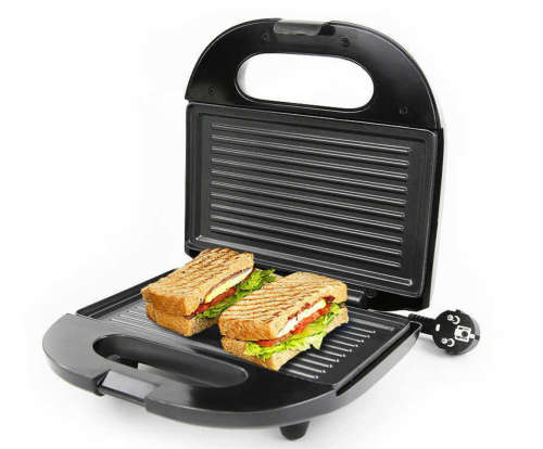 750W Non-stick Panini And Sandwich Press with Electro-Save