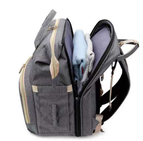 Multi-Functional Nappy Bag & Bed - Navy Blue