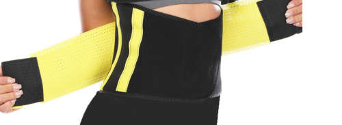 Compression Hot Belt Waist Trainer - Pink XL