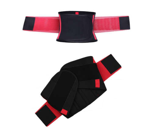 Compression Hot Belt Waist Trainer - Pink XL