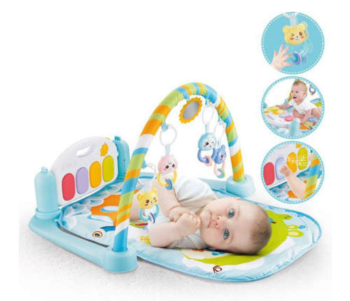 Multifunction Baby Piano Play Gym Mat 5 in 1