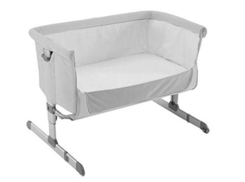 Next To Me Baby Bed Cot Co-sleeper - Grey