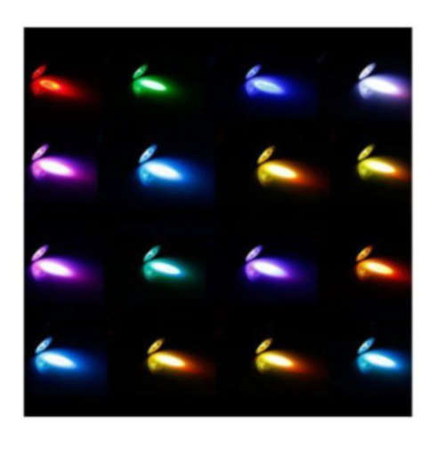 RGB Colour Change LED Light Bulb and Remote Control - PIN TYPE