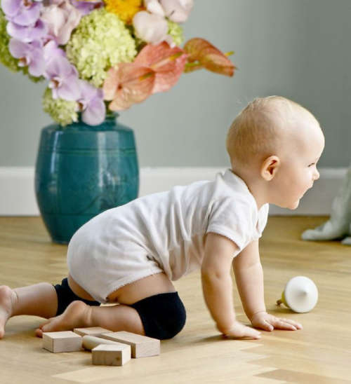 Baby Knee Pads - Light Grey