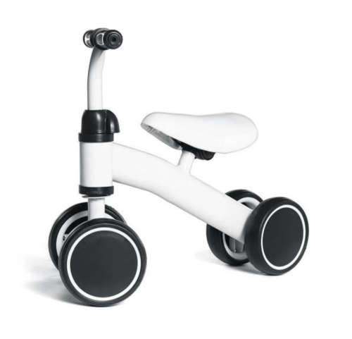 Baby Balance Double Wheel Bike No Foot Pedal Riding - White
