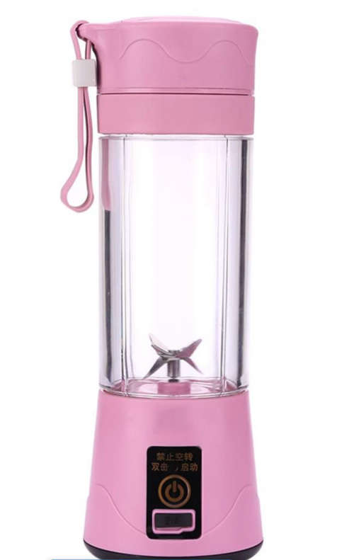 Portable Smoothie Blender, Juicer Food Processor USB Rechargeable - PINK