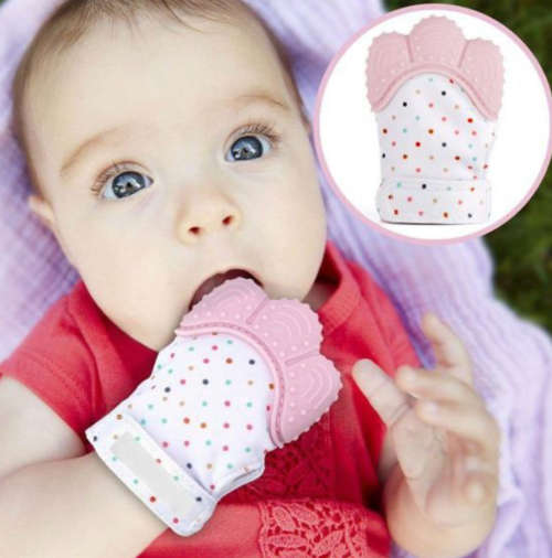 Baby Teething Glove Blue