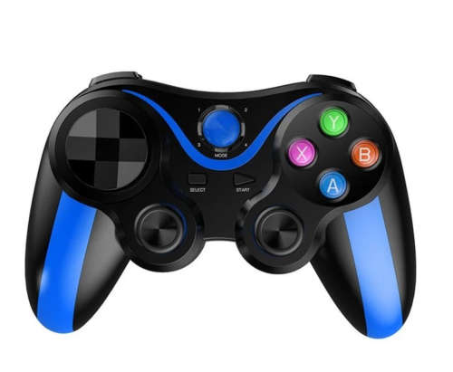 Wireless Bluetooth Gamepad Controller Joystick For Android - PS3 - BLUE