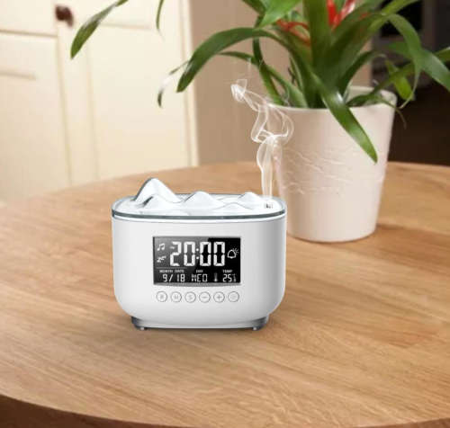 Air Humidifier Essential Oil Diffuser with Alarm Clock
