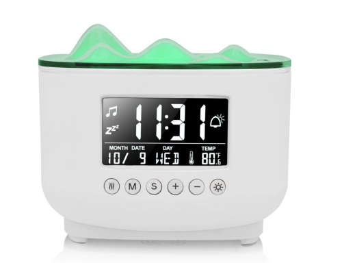 Air Humidifier Essential Oil Diffuser with Alarm Clock