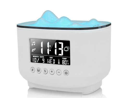Air Humidifier Essential Oil Diffuser with Alarm Clock