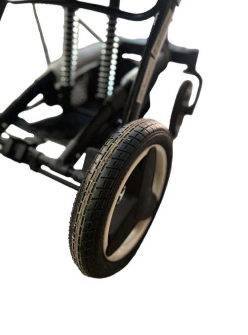 Belecoo 3 in 1 Baby Pram Stroller with Car Seat  Black & White - DISPLAY UNIT