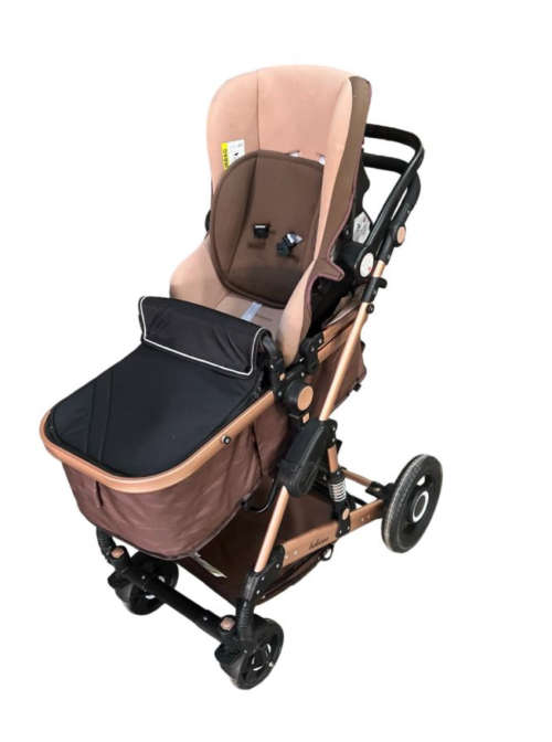 Belecoo Baby stroller 3 in 1 newborn baby carriage - Khaki DISPLAY UINIT