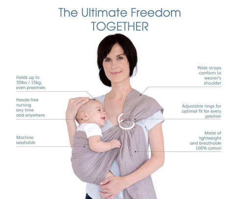 Baby Sling Carrier - GREEN OR PINK