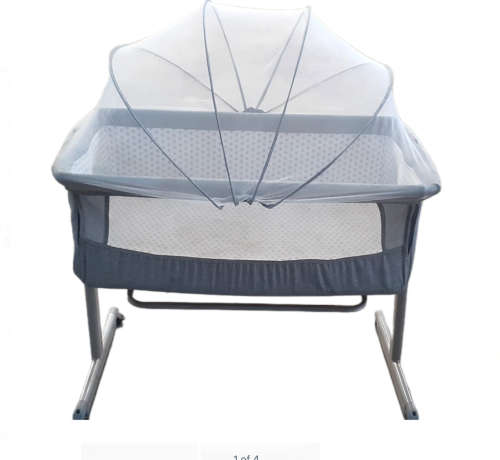 Next To Me Baby Bed Cot Co-sleeper - Grey