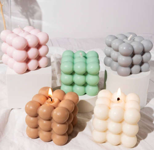 Aroma Home Fragranced Bubble Scented Candle