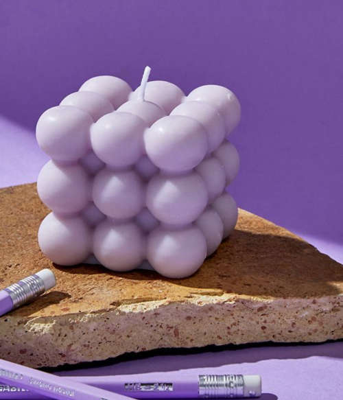 Aroma Home Fragranced Bubble Scented Candle