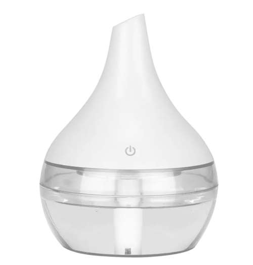 Ultrasonic Aroma Humidifier Liquid Shape Rechargeable Diffuser With Colour Changing LED