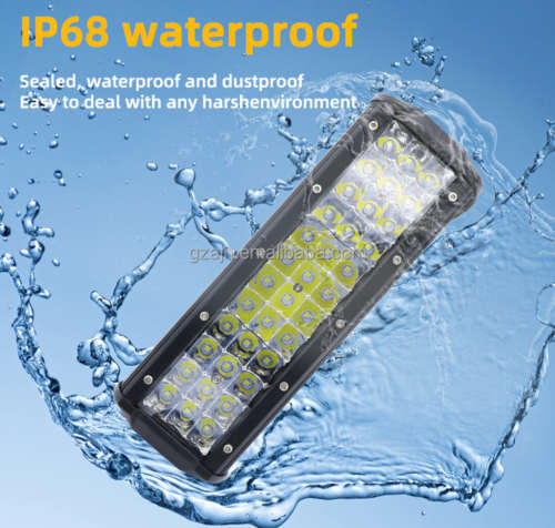 NEW Car LED Work Lights 108W Car LED Light Bar Roof Strip Spotlight For SUV, ATV, Trucks, Tractor