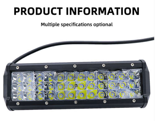 NEW Car LED Work Lights 108W Car LED Light Bar Roof Strip Spotlight For SUV, ATV, Trucks, Tractor