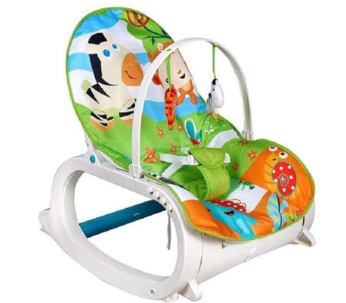 2-In-1 Baby Infant Rocker Bouncer Newborn Toddler Portable Rocker Swing