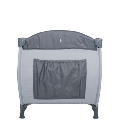 Baby Centre Travel Cot With Folding Mattress - Grey