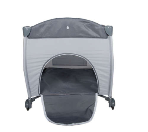 Baby Centre Travel Cot With Folding Mattress - Grey